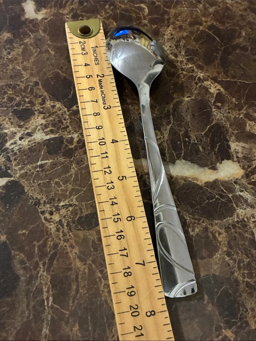 Cambridge Sasha Sand Stainless Steel Flatware 1 Dinner Knife 2 Soup Spoons Satin